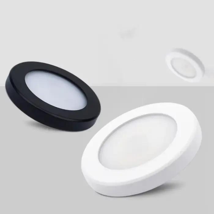 Mini spot LED encastré, montage en surface, 220V 240V 5W 7W, éclairage ultra fin pour intérieur, lampe pour cuisine et armoire
