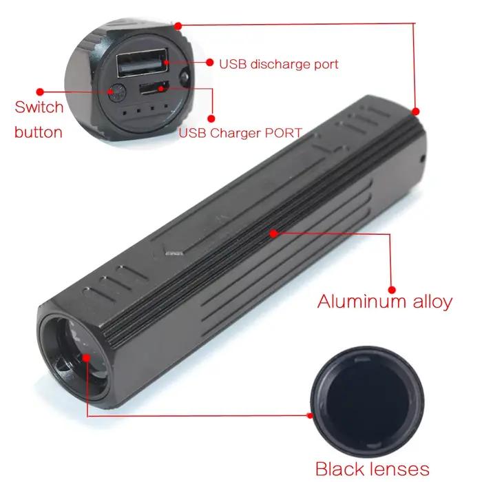 Lampe LED ultraviolette haute puissance 365 nm, rechargeable par USB, lampe ultraviolette, lampe torche à lumière noire, détecteur d'urine d'animaux domestiques
