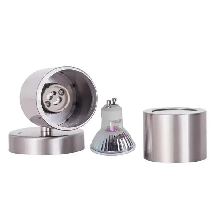 Applique Murale LED à Détecteur de Mouvement en Acier Inoxydable, Luminaire Décoratif d'Extérieur, Idéal pour un Jardin ou une Cour, GU10