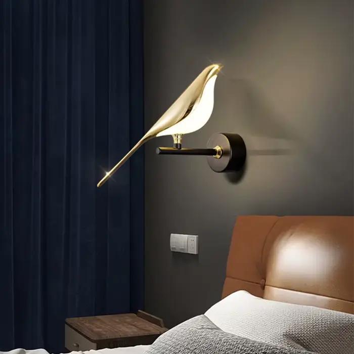 Applique Murale LED Forme d'Hélicoptère Design Nordique Moderne Idéal Chambre Coucher Salon Hôtel Occasions Spéciales