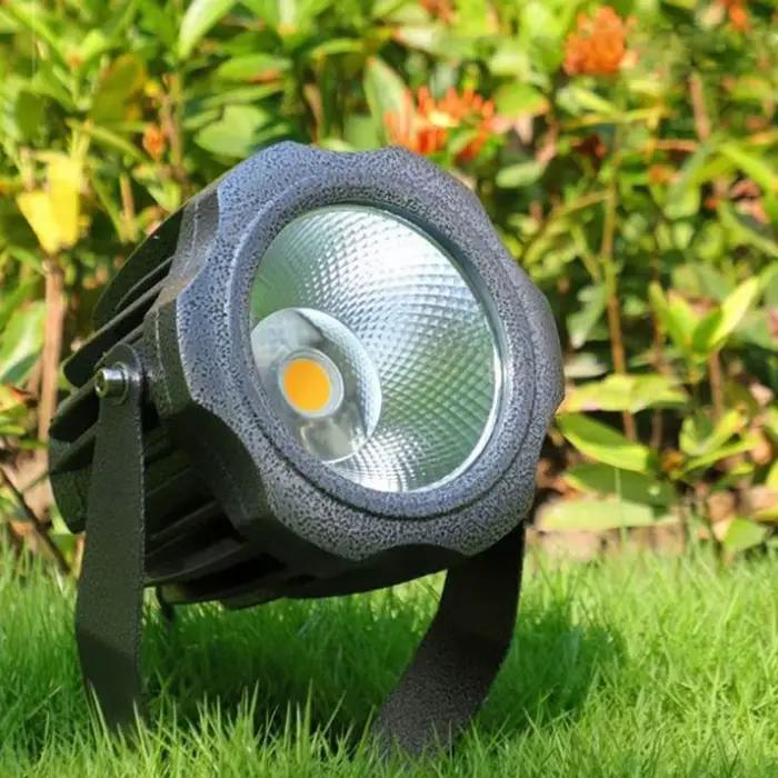 Lumière extérieure de pelouse de LED 20W/30W 40W rondelle murale projecteurs imperméables LED Spot lampe éclairage paysager extérieur 100-240V DC24V