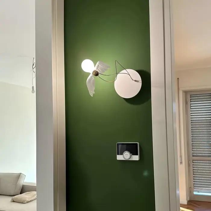 Art contemporain cuivre fer feuille applique murale Lmo applique pour chambre salon bureau intérieur maison luminaire décoratif
