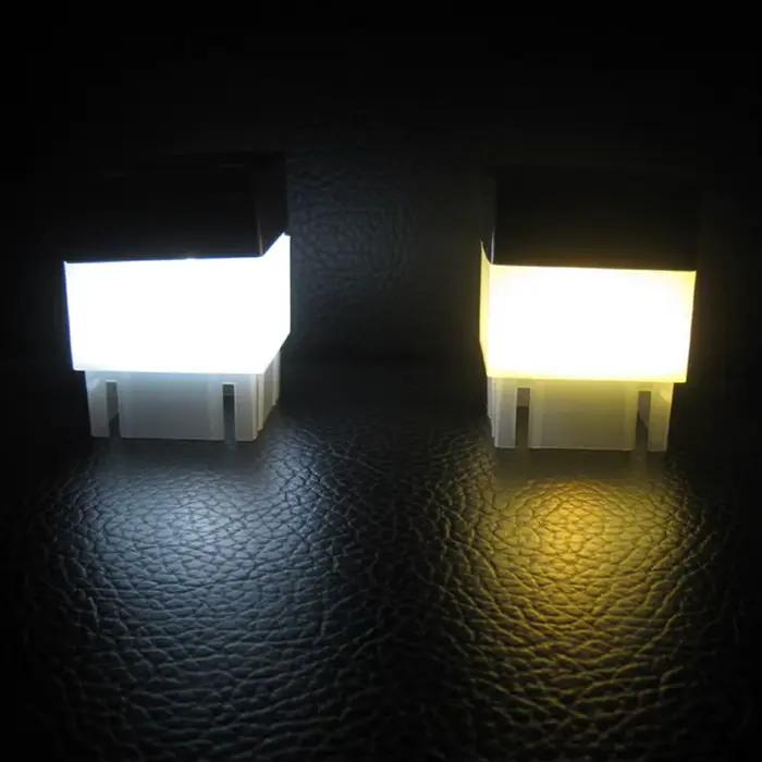 Lampe de pont de clôture moderne, poteau solaire, marche/arrêt automatique, pilier extérieur, luminaire à colonne carrée pour décoration de cour et de voie
