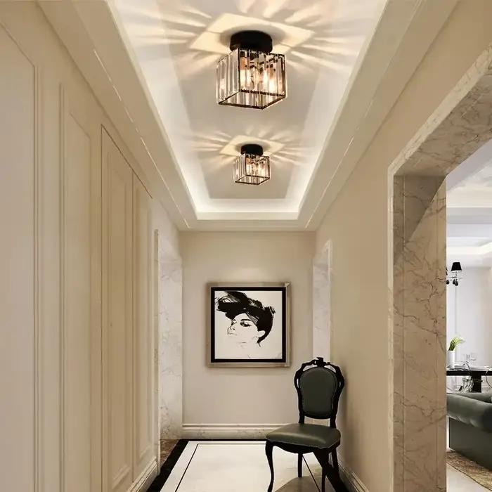 Plafonniers ronds LED modernes de luxe salon chambre
