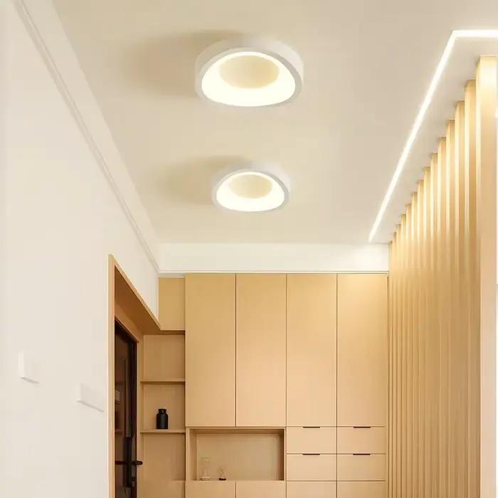 Plafonnier LED nordique, salon, salle à manger, chambre à coucher, allée, salle à manger, balcon, lustre de plafond, décoration intérieure, luminaires
