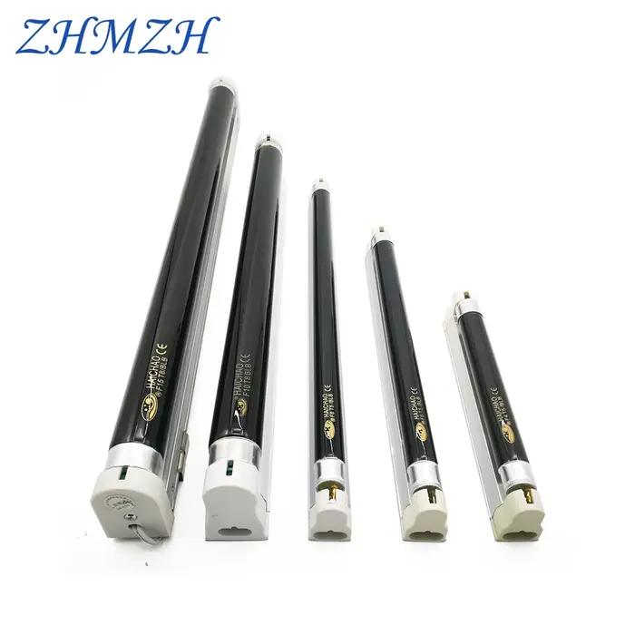 4w 6w 8w 10w 15w T5 T8 BLB UV lumière noire lampe ultraviolette UVA Fluorescence 365nm détecter vérifier Tube violet polymérisation ampoule