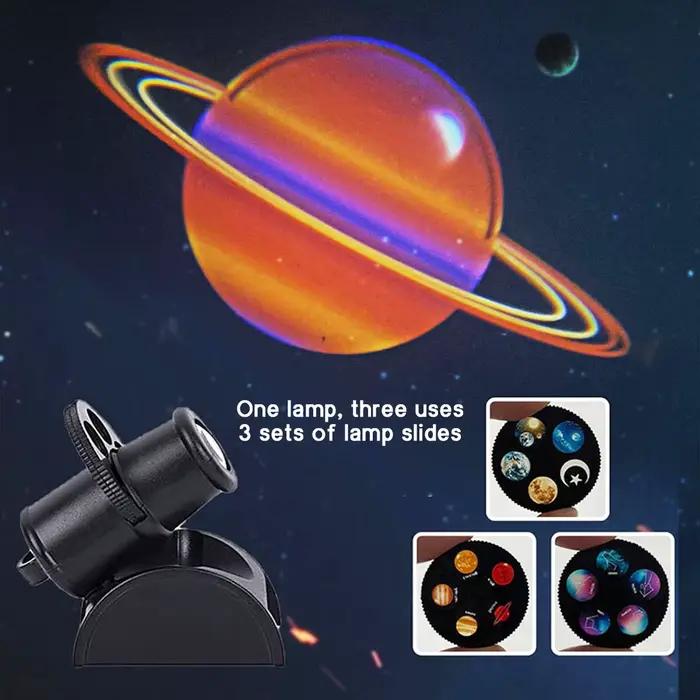 Lampe LED USB remplaçable pour projecteur de lune, Constellation de la terre, chambre à coucher, atmosphère romantique, applique murale, veilleuse planète