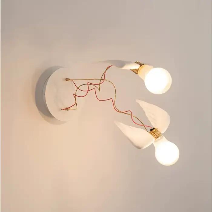 Art contemporain cuivre fer feuille applique murale Lmo applique pour chambre salon bureau intérieur maison luminaire décoratif