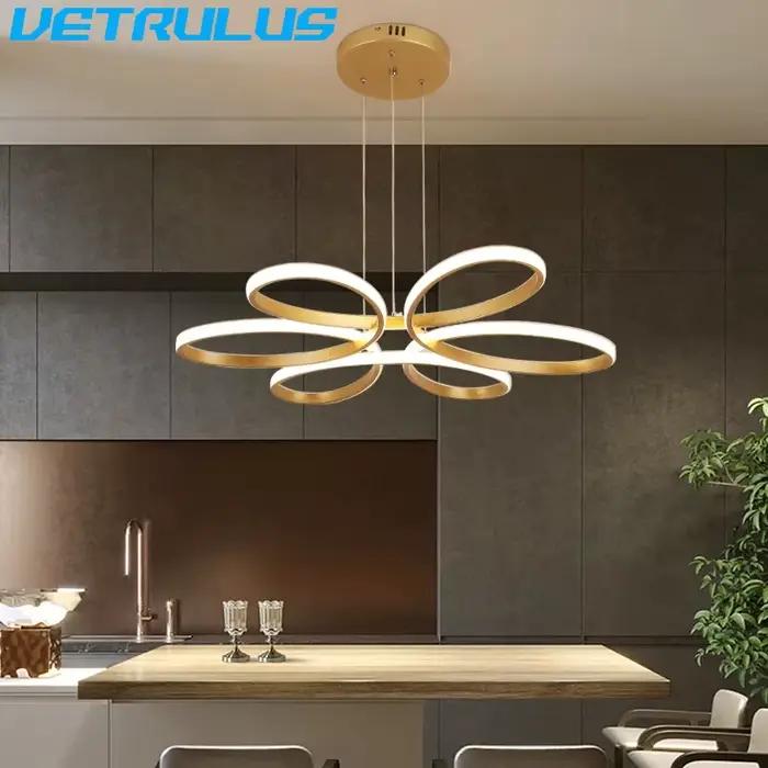 Plafonnier LED en Acrylique au Design Moderne
