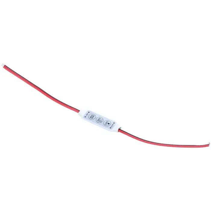 Variateur LED 4X 12A 12V-24V pour bandes LED, contrôleur monochrome