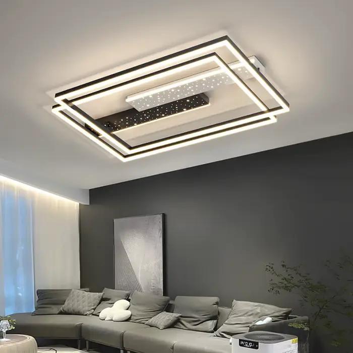 Lustres modernes pour salon chambre éclairage intérieur Intelligent LED monté au plafond décoration maison luminaire suspendu