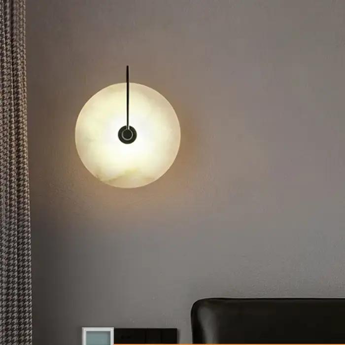 Applique murale Led moderne en marbre