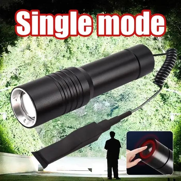 Lampe de poche tactique de chasse professionnelle, Laser blanc, Ultra puissante, Rechargeable, étanche, pour l'extérieur, 2000M, nouveauté
