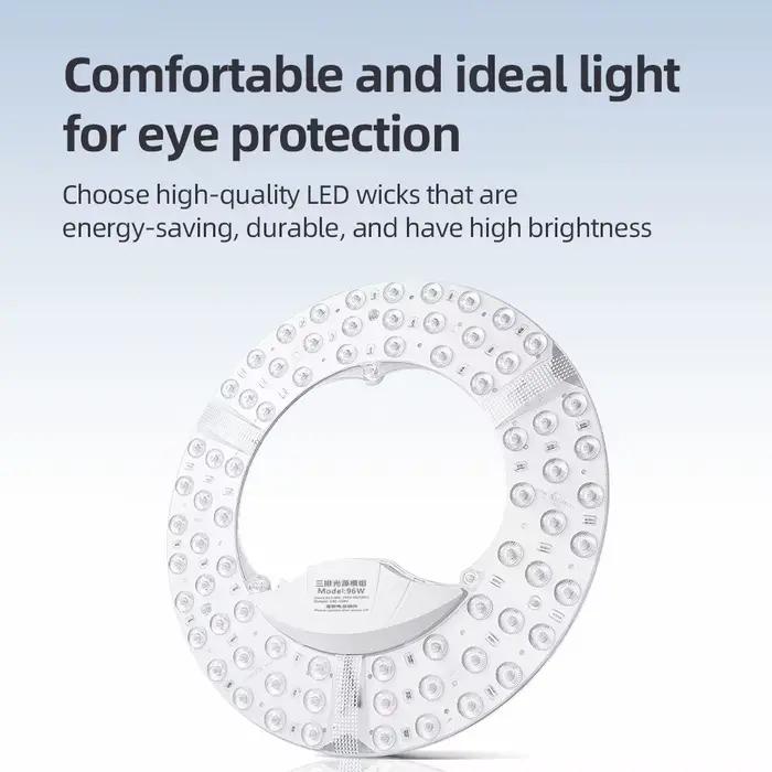 Les panneaux lumineux LED sont utilisés pour les plafonniers d'intérieur