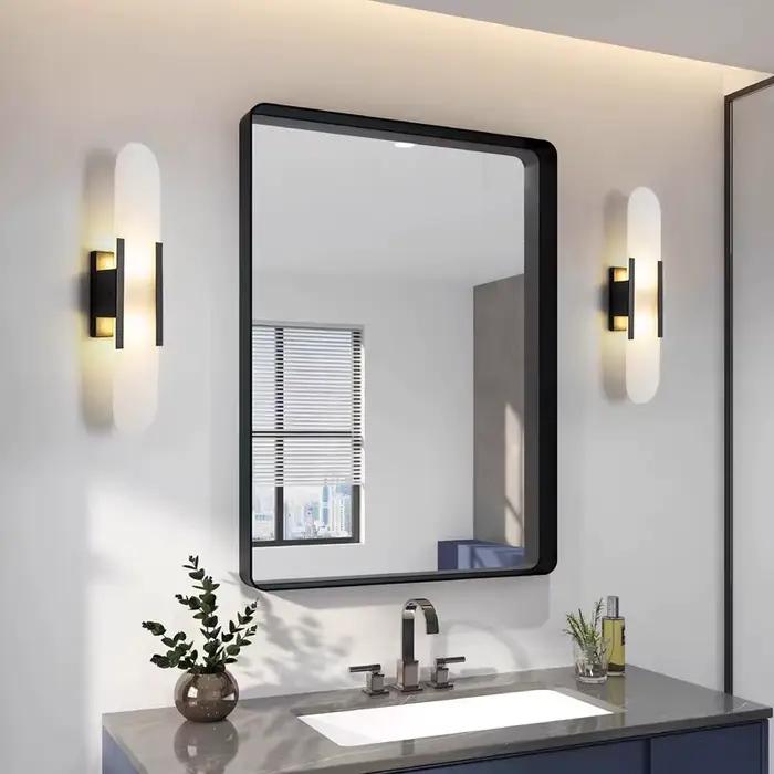 Lampes de chevet en marbre de style nordique moderne haut de gamme, éclairage mural pour salon, décoration élégante de la pièce, éclairage mural LED en marbre pour l'intérieur