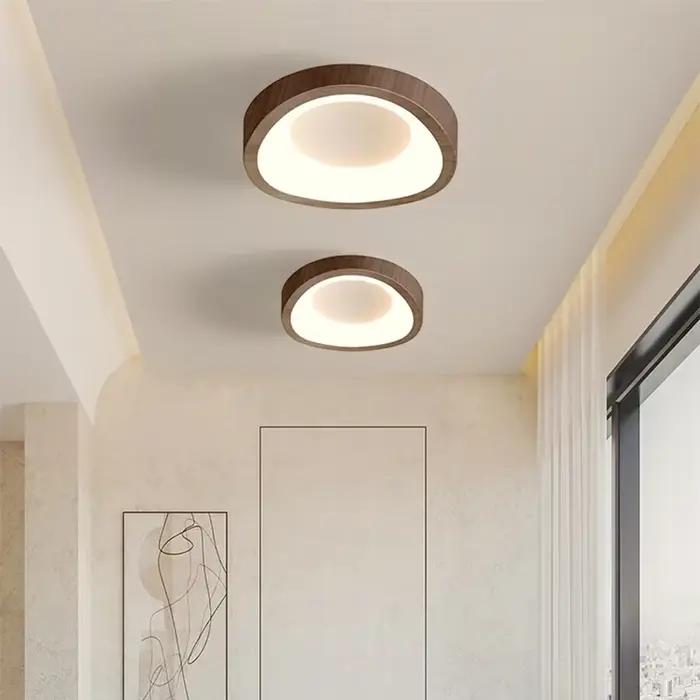 Plafonnier LED nordique, salon, salle à manger, chambre à coucher, allée, salle à manger, balcon, lustre de plafond, décoration intérieure, luminaires