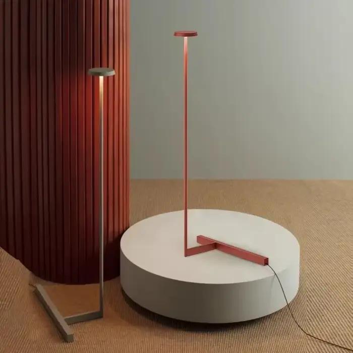 Lampadaire minimaliste moderne lampe sur pied d'angle design pour salon hôtel boutique décor créatif LED chambre