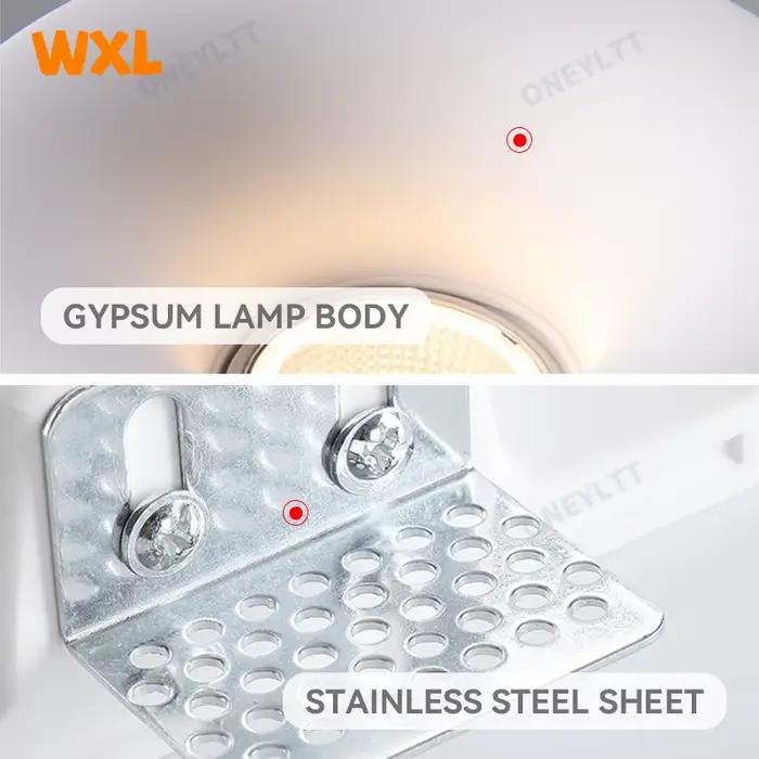 Spot Lumineux LED Encastrable en pouvez-vous pse, Sans Bords, Antireflet, Éclairage d'Nik, Idéal pour un Salon, une Chambre à Coucher ou un Couloir, GU10