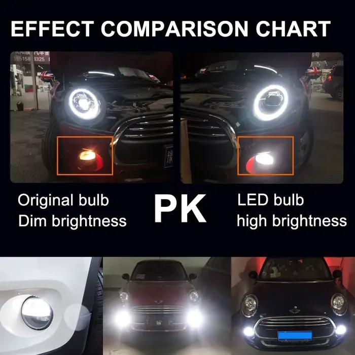 Ampoules antibrouillard LED DRL P13W SH23W, 2 pièces, pour Mercedes W212 C207 A207 E350 E550 2010 2011