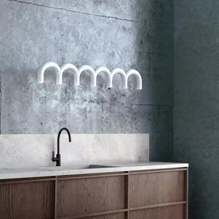 Lustre LED de haut niveau Art moderne lumières chambre cuisine concepteur Bar longues lampes Restaurant salon décor à la maison éclairage