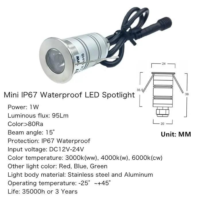 Spot lumineux LED encastrable dans le sol