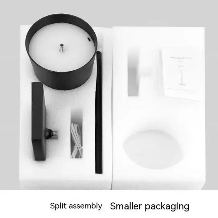 Lampe de Table sans fil, lampe de chevet à intensité variable, éclairage d'ambiance de Restaurant pour intérieur et extérieur, noir métallisé