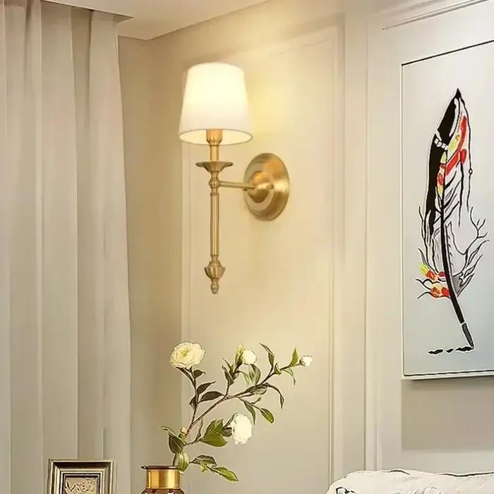 Applique Murale Américaine Simple pour Chambre à Coucher