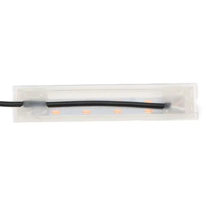 Lumière LED d'aquarium USB, lumière blanche légère en plastique pour plantes d'aquarium d'intérieur