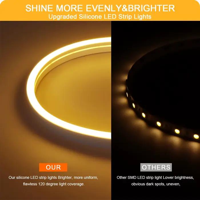 Bande lumineuse LED néon 24V, avec capteurs de mouvement PIR mobiles pratiques, un/double, éclairage de sécurité nocturne pour chambre à coucher, escaliers, salle de bains