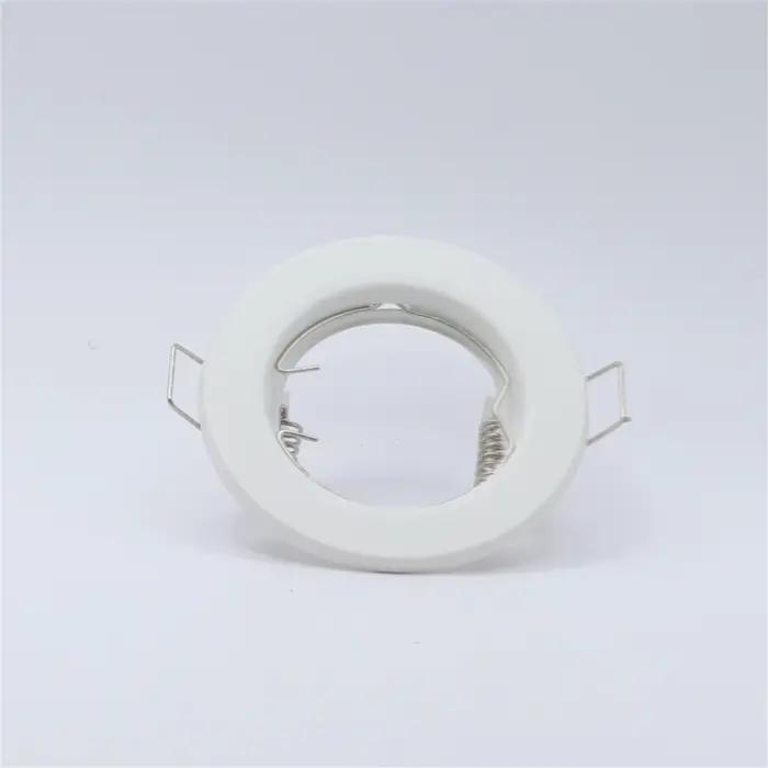 Support de cadre de Downlight LED, trou de coupe réglable, raccord de 60mm, plafonnier encastré, Spot GU5.3 MR16, luminaire d'ampoule modifiable