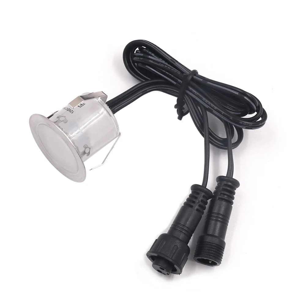 LED pont lumières 12V IP67 étanche en acier inoxydable encastré lampe souterraine escalier ampoule s
