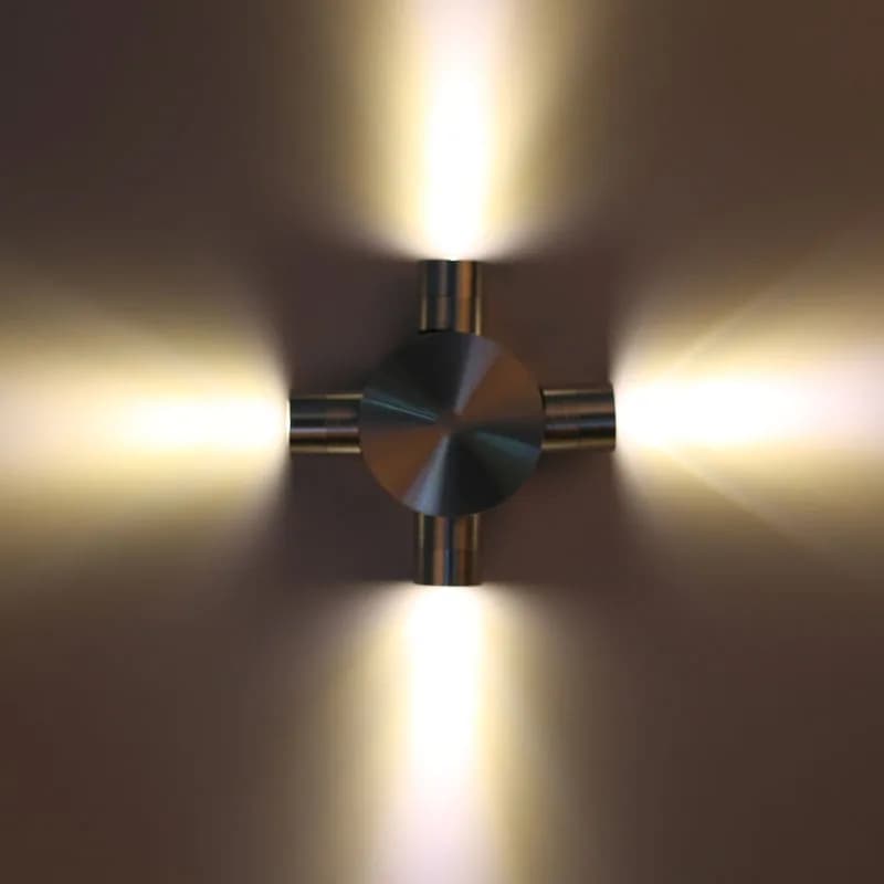 Applique Murale LED en Forme de Croix Créative, Luminaire Décoratif d'Nik, Idéal pour un Bar, un Cou