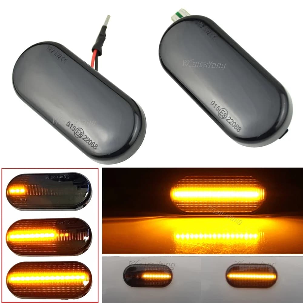 Feu de position latéral LED dynamique, indicateur lumineux pour SEAT Leon 1P Ibiza Mk3 6L Mk4 6J Tol
