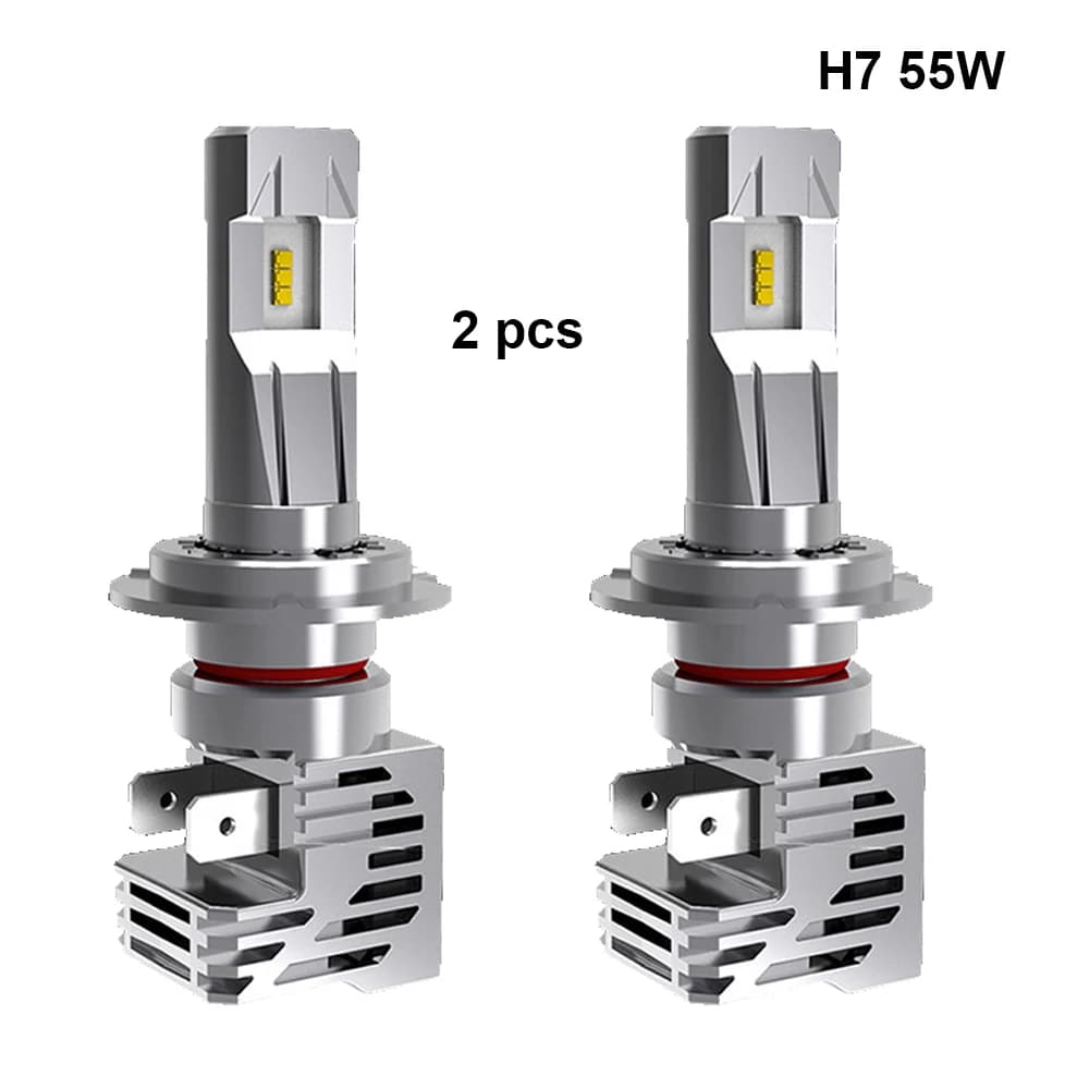 Ampoule LED pour voiture, lampe de sauna, H7, H11, H1, 9005, HB3, 9006, HB4, 12V, 55W, 18000LM, 6500