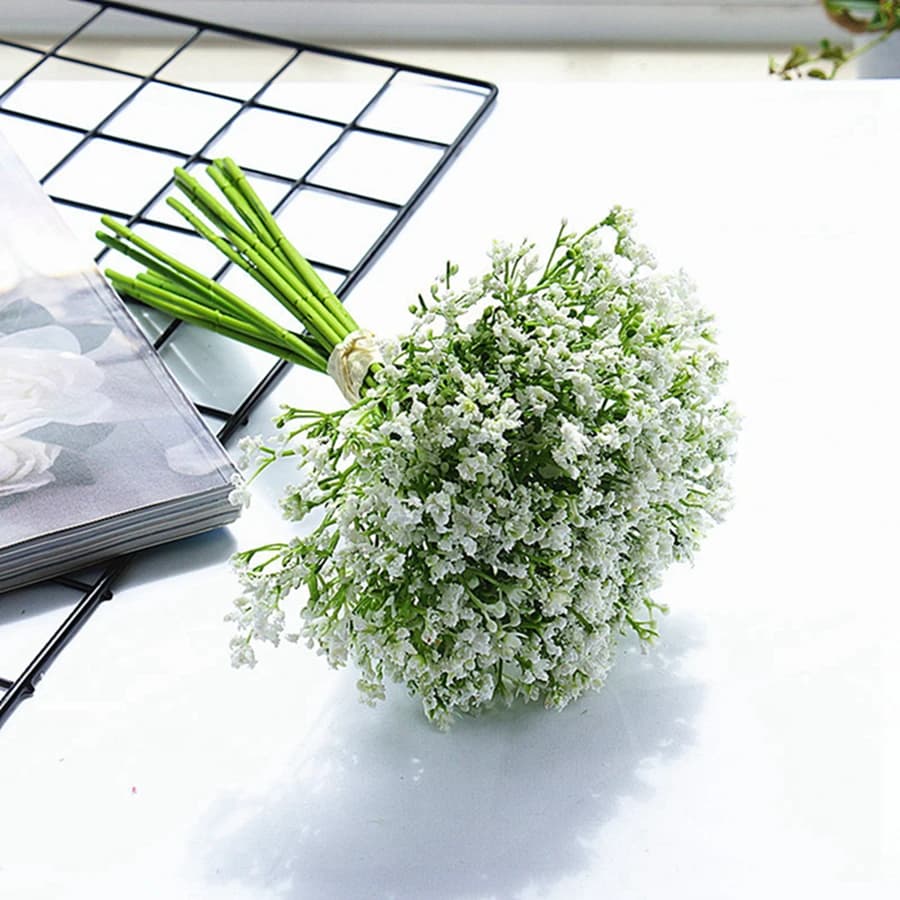 Fleurs Artificielles de pouvez-vous psophila pour Patients, Accessoires de Noël, Décoration de Maiso
