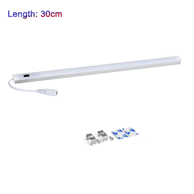 Lampe LED sous-meuble, veilleuse de cuisine, chambre à coucher, placard, interrupteur à balayage man