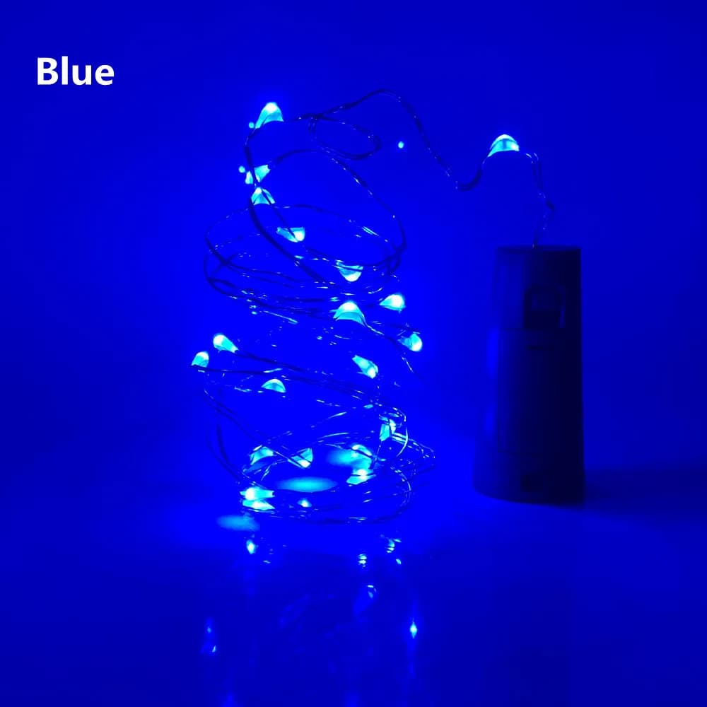 2M 20LED s bouteille de vin lumières avec liège LED chaîne lumière fil de cuivre fée guirlande lumiè