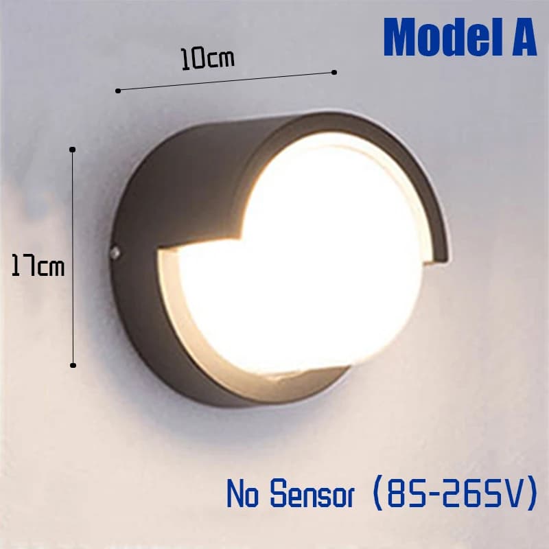 Applique Murale LED avec Détecteur de Mouvement, Imperméable Conforme à la Norme IP65, Éclairage d'E