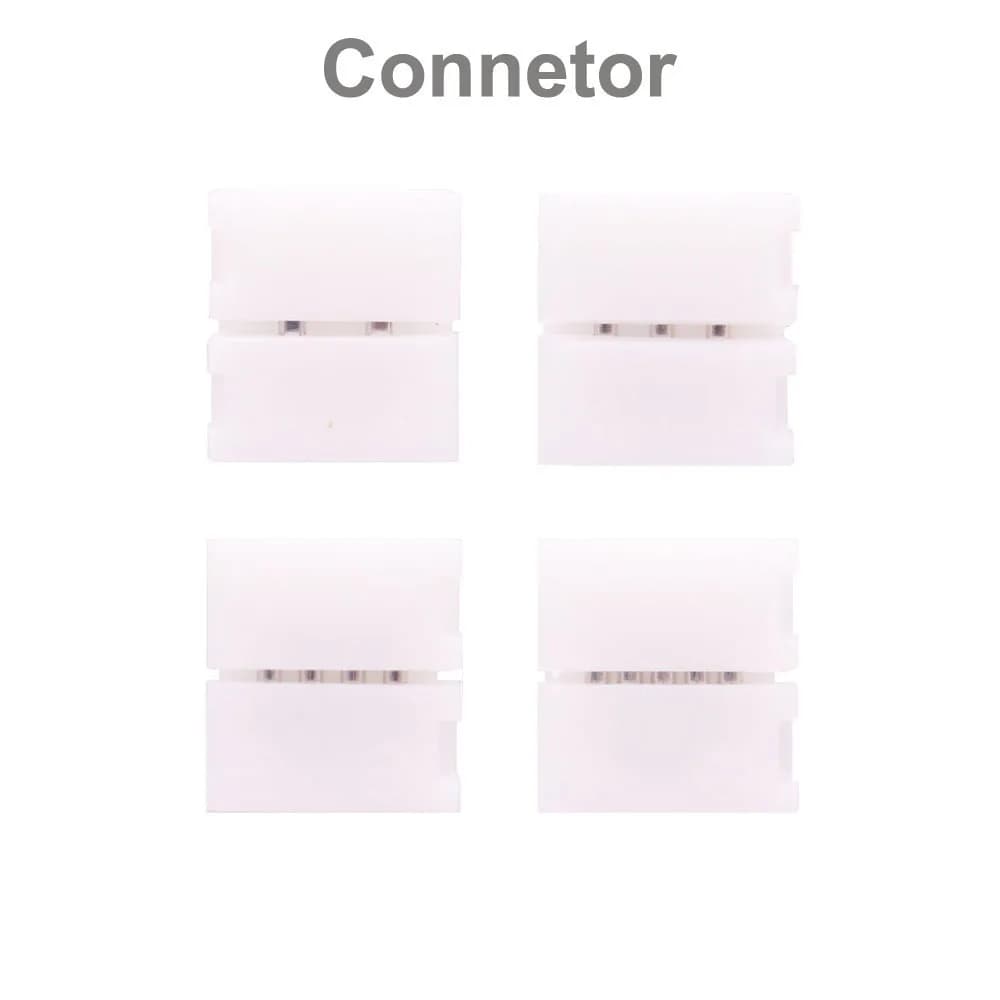 Connecteur de bande lumineuse Led, coin 2/3/4/5 broches, 10mm, forme T/L/X, connecteur à souder grat