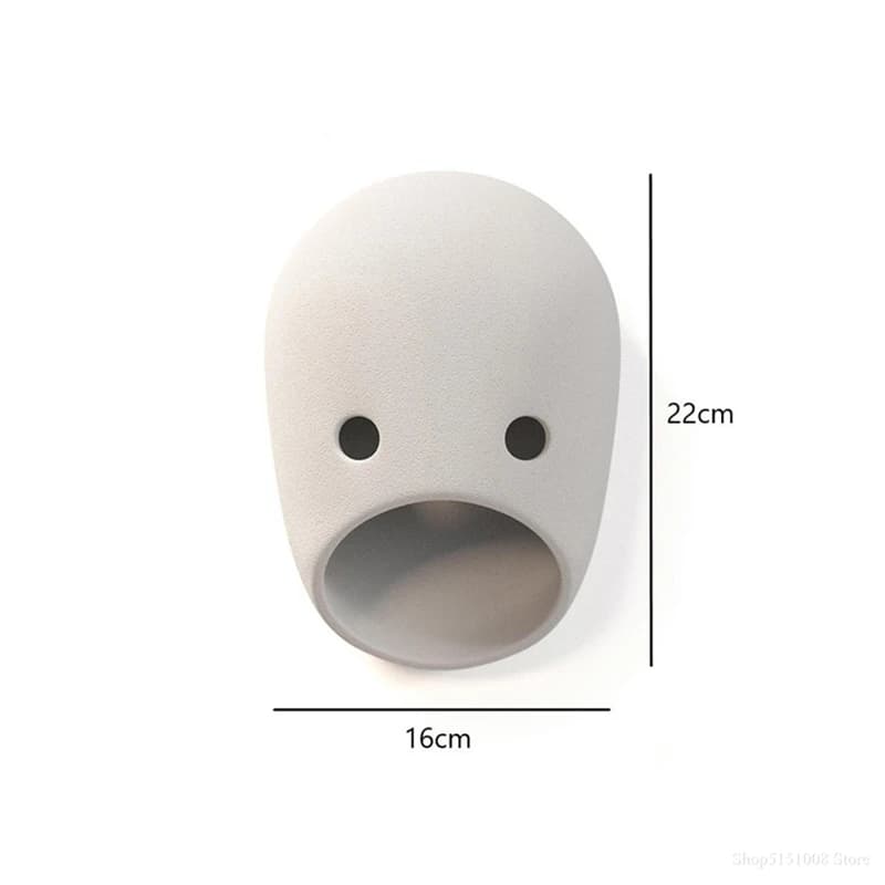 Applique Murale LED Moderne Créative en Résine, Luminaire Décoratif d'Nik, Idéal pour une Chambre à