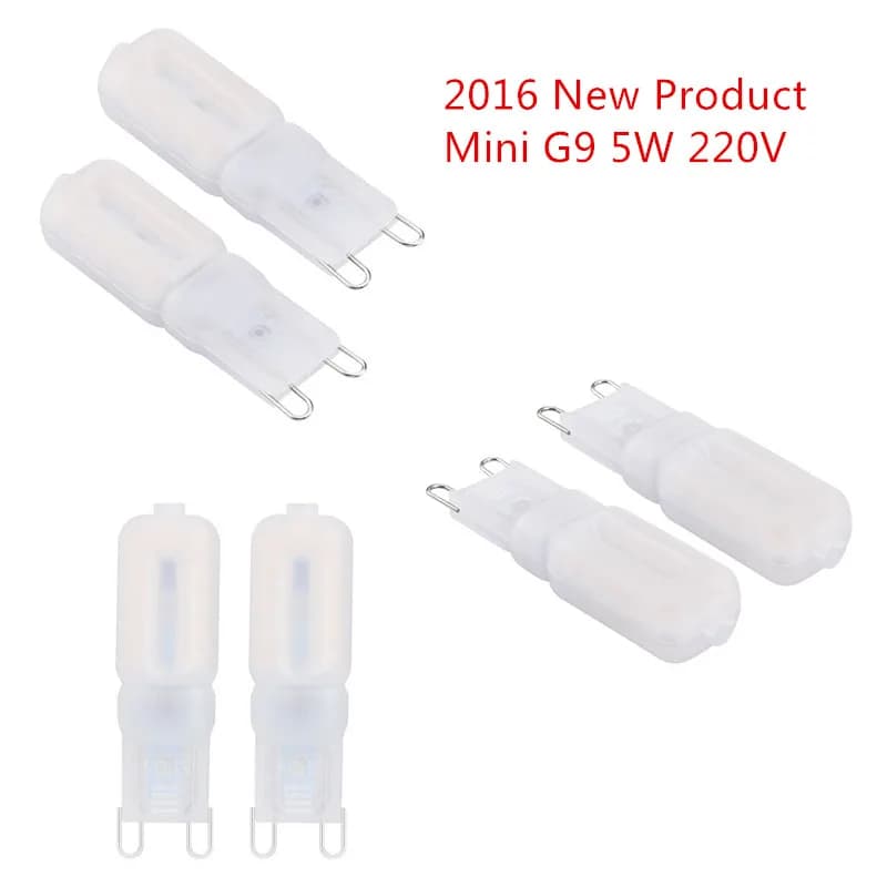 Ampoule LED G9 5W SMD2835, Lampe LED G9 2023-220 V, Blanc Chaud/Froid, 10 Pièces, Nouveauté 240