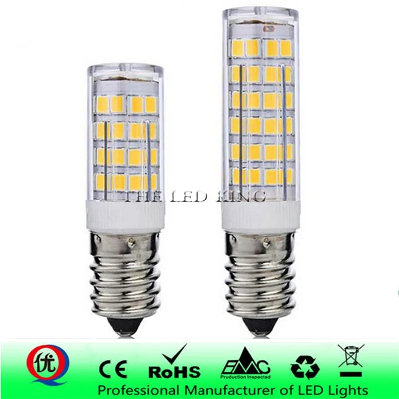 Ampoule LED E14 7W 9W 12W 220V 230V SMD en céramique, remplace les ampoules halogènes 30W 40W 50W po