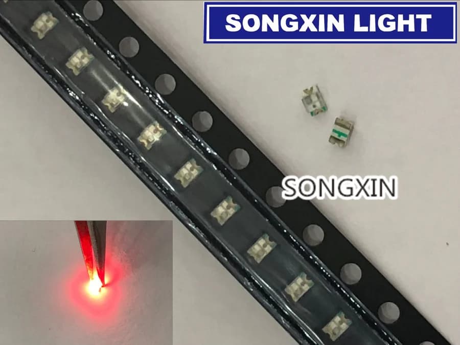 Diode LED clignotante SMD 1000, 0805 pièces, rouge, 0805
