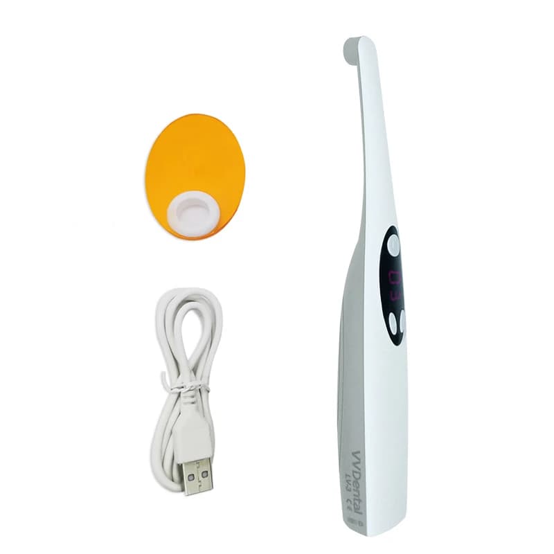 Lampe de photopolymérisation dentaire VVDental 3S LED, lampe de polymérisation de résine, 2200mW/c ㎡