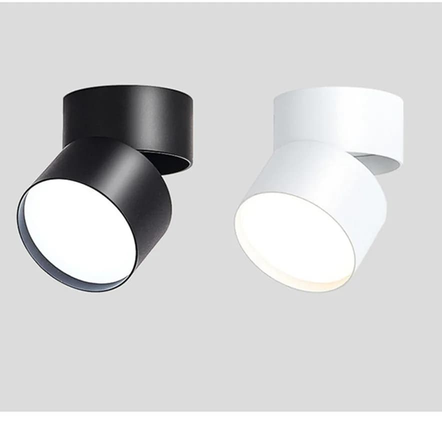Spot lumineux LED pour le plafond, montage en surface, éclairage d'intérieur, luminaire de plafond,