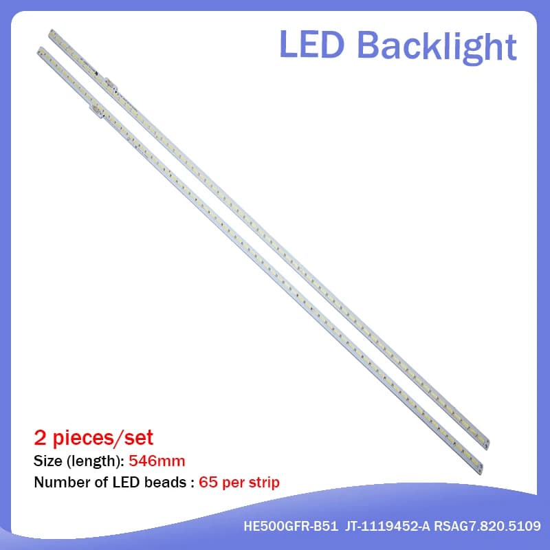 2 pièces/ensemble POUR Hisense HE500GFR-B51 écran JT-1119452-A RSAG7.820.5109 RSAG7.820.5103 65LED 5