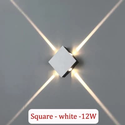 Moderne créatif croix étoile LED carré applique lavage mur lumière barre KTV hôtel couloir fond déco