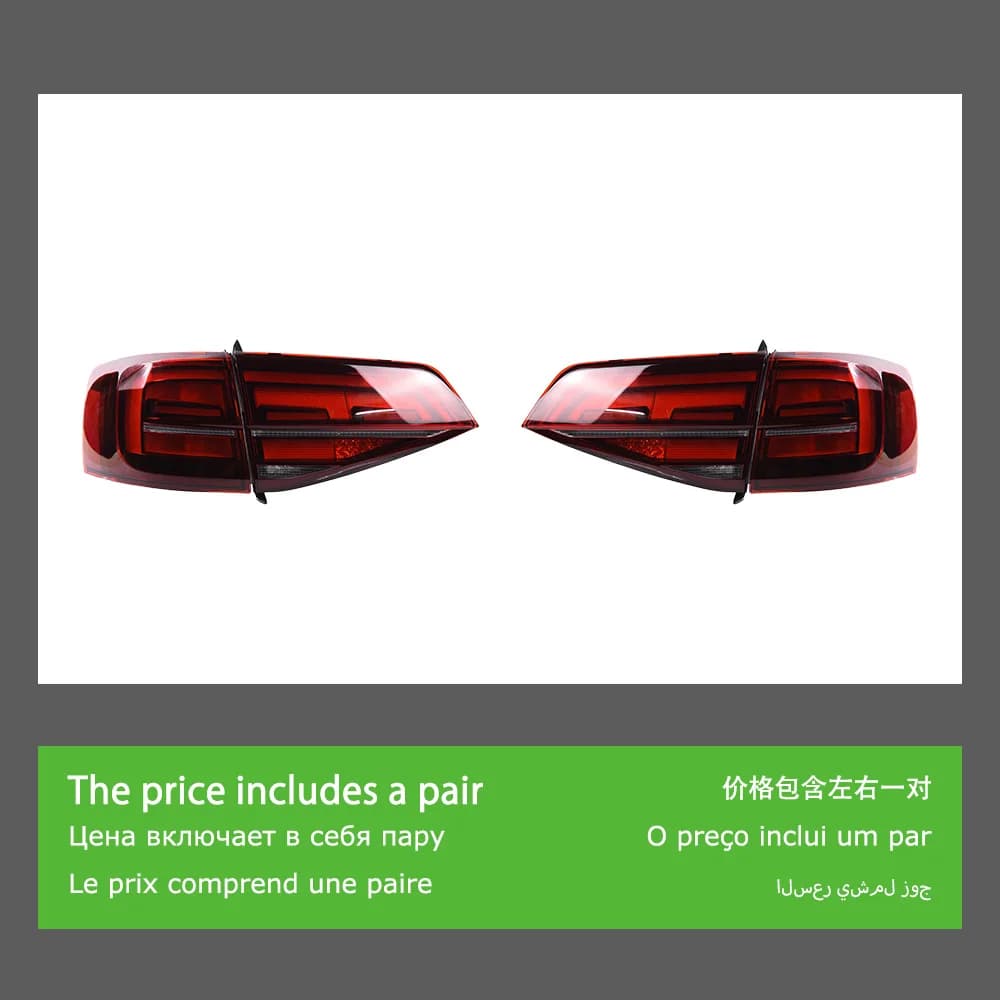 Feu arrière LED pour VW Jetta MK6 2015 – 2018, accessoires de voiture