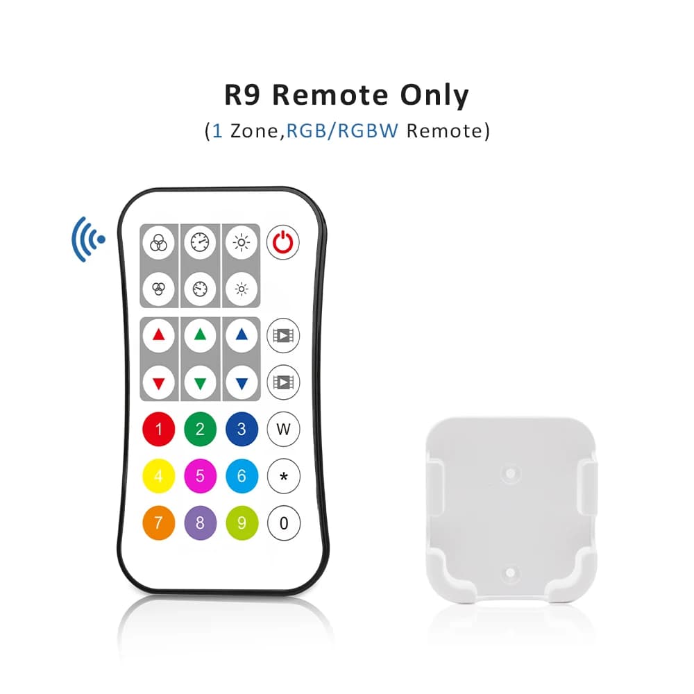 Contrôleur LED RGBCCT 5 en 1 avec Télécommande WT5, Variateur RGB CCT, RGBW, RGBWW, Bande Tuya Smart