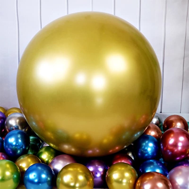 36 pouces 18 pouces ballons mariage fête d'anniversaire hélium énorme Latex métal Ballon bébé douche